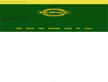 Tablet Screenshot of jerseyappliance.net